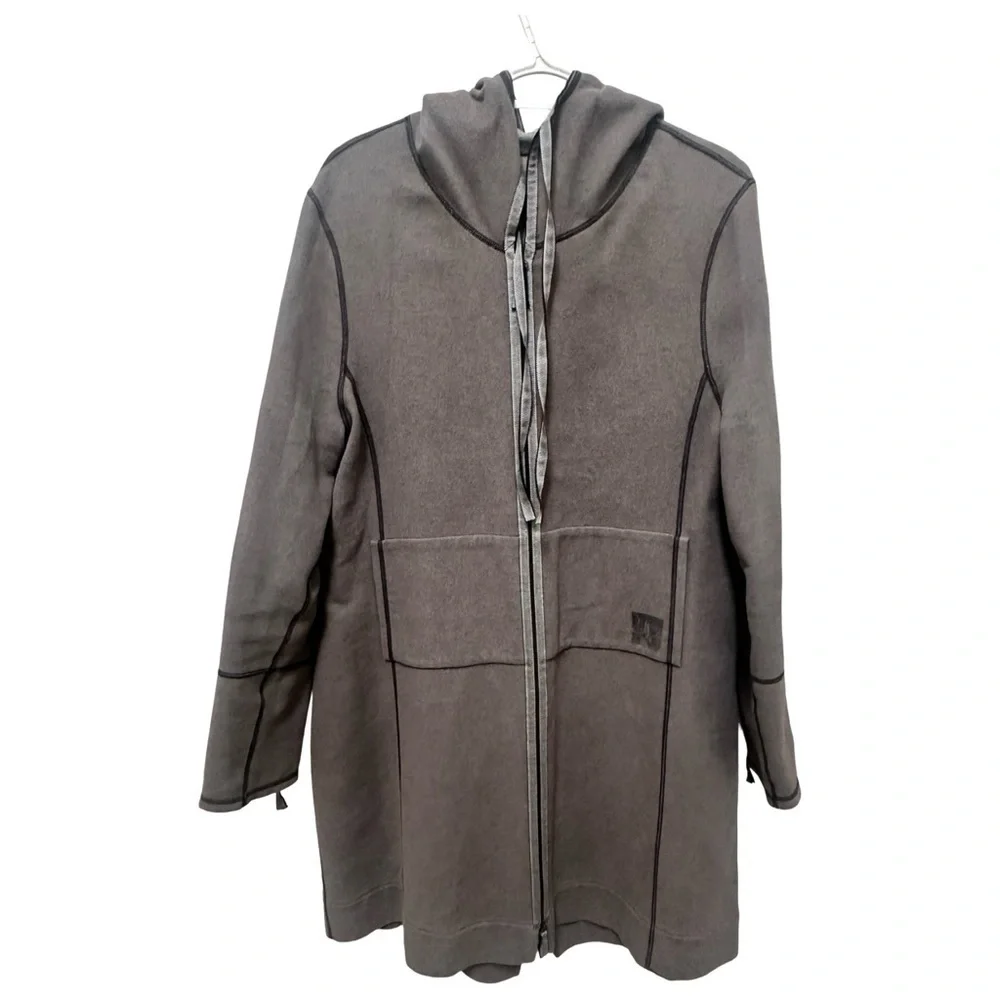 Annette Görtz German Designer Cotton-Viscose Sweater Coat Large - Picture 3 of 16